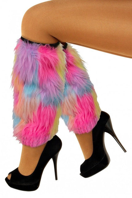 Beenwarmers Pluche Pastel van PartyXplosion koop je bij Partywinkel