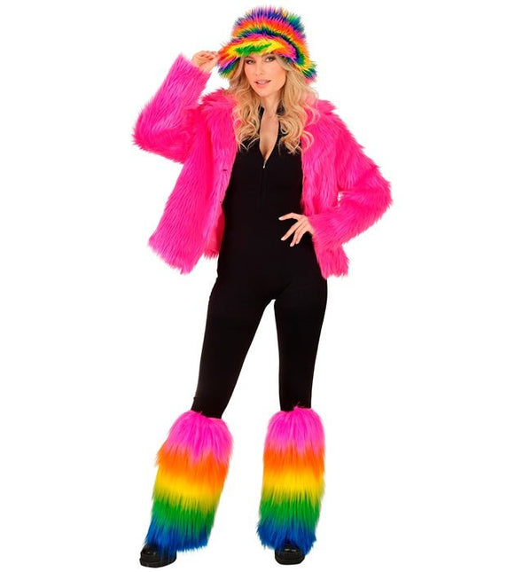 Beenwarmers Pluche Regenboog van Widmann koop je bij Partywinkel