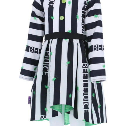 Beetlejuice Kostuumjurk met Dipped Hem Rok van Smiffys koop je bij Partywinkel