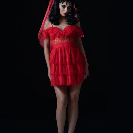 Beetlejuice Lydia Bride Kostuum van Smiffys koop je bij Partywinkel