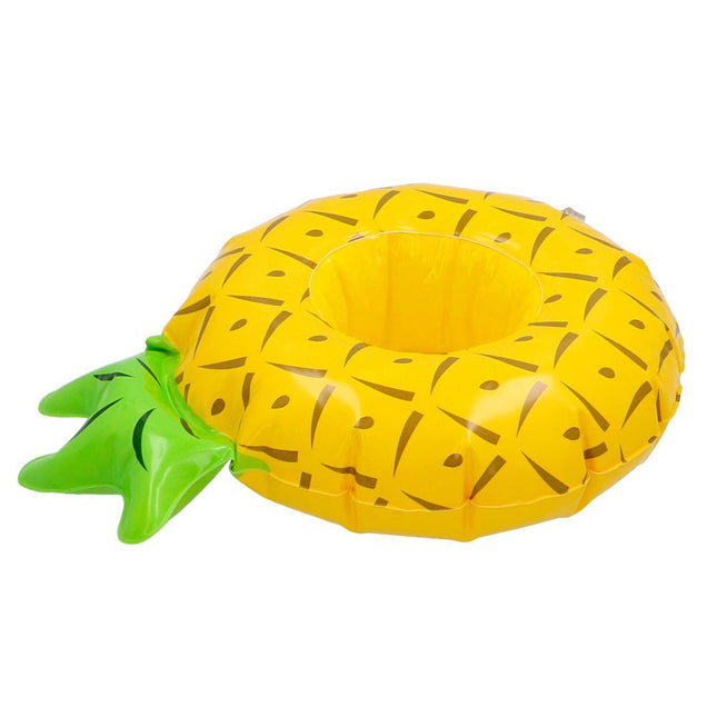 Bekerhouder Ananas Opblaasbaar 20cm van Boland koop je bij Partywinkel