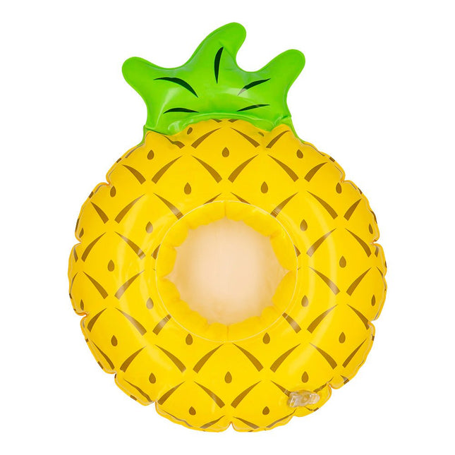Bekerhouder Ananas Opblaasbaar 20cm van Boland koop je bij Partywinkel