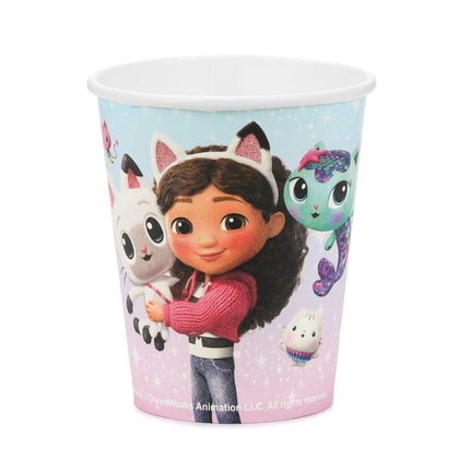 Bekers Gabby's Dollhouse, 250ml van Partydeco koop je bij Partywinkel