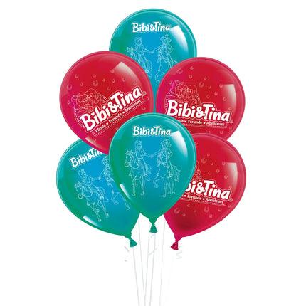 Bibi und Tina Luftballons 25 cm, 10 Stück