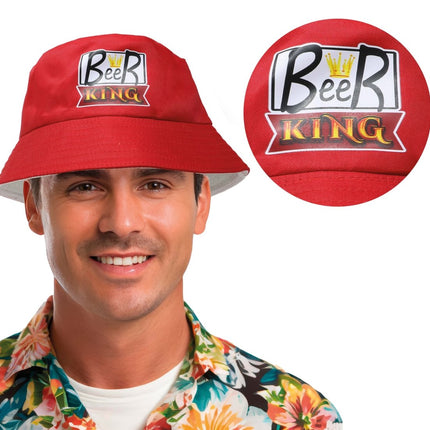 Bier Hoed Rood - Partywinkel - 8434077134689