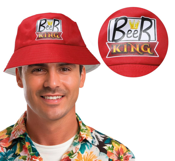 Bier Hoed Rood - Partywinkel - 8434077134689