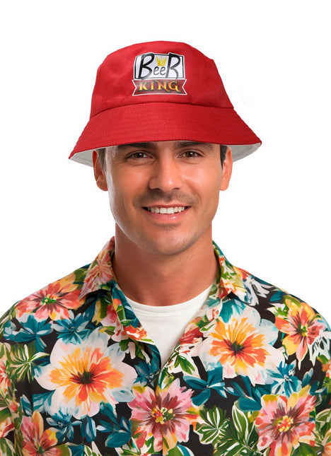 Bier Hoed Rood - Partywinkel - 8434077134689