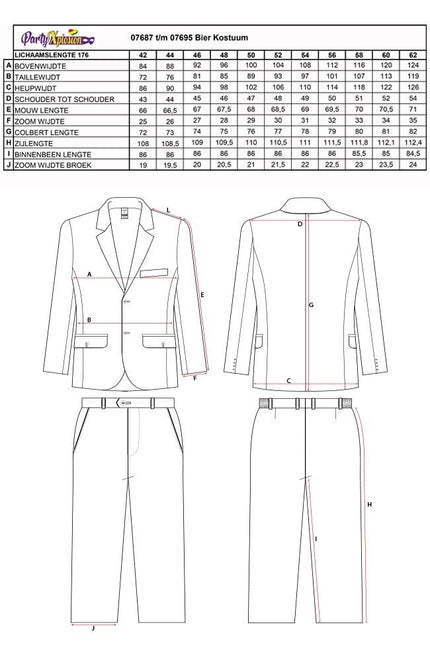 Bier Kostuum Heren van PartyXplosion koop je bij Partywinkel