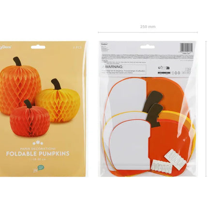 Kürbishonigwaben Orange 3 Stück