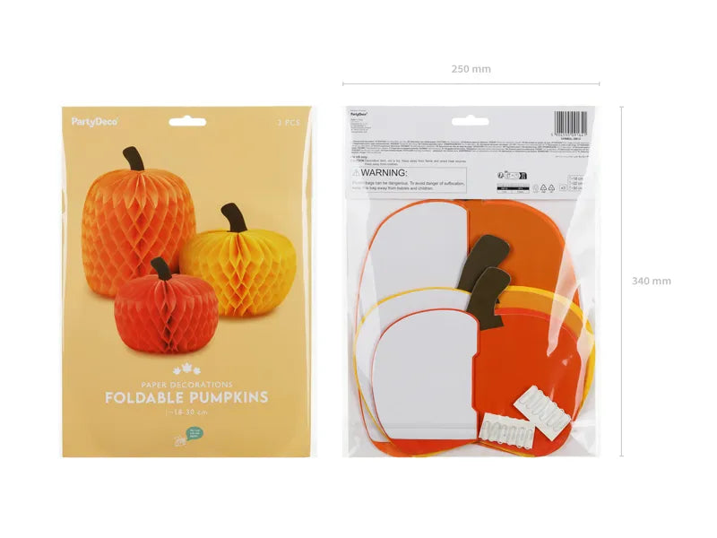 Kürbishonigwaben Orange 3 Stück