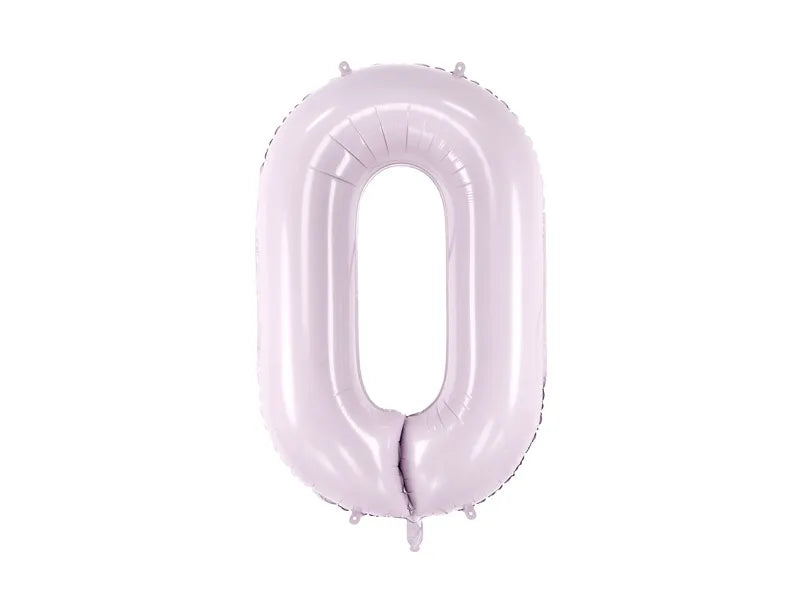 0 Jahr Figur Ballon Lila Leer 72cm