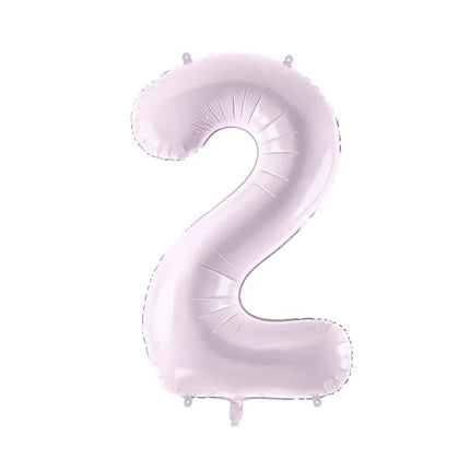 2 Jahre Figur Ballon Lila Leer 72cm