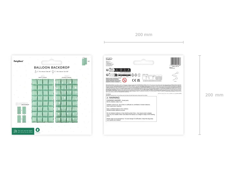 Grüner Türvorhang 1,1 m