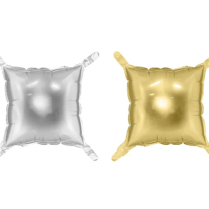 Gold Silber Ballon 35cm 4Stk