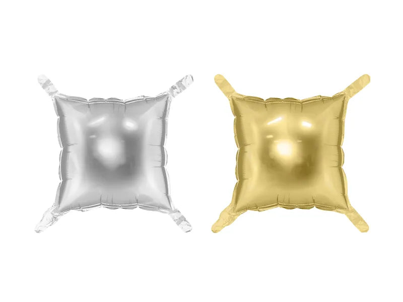 Gold Silber Ballon 35cm 4Stk