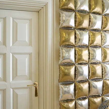 Gold Silber Ballon 35cm 4Stk