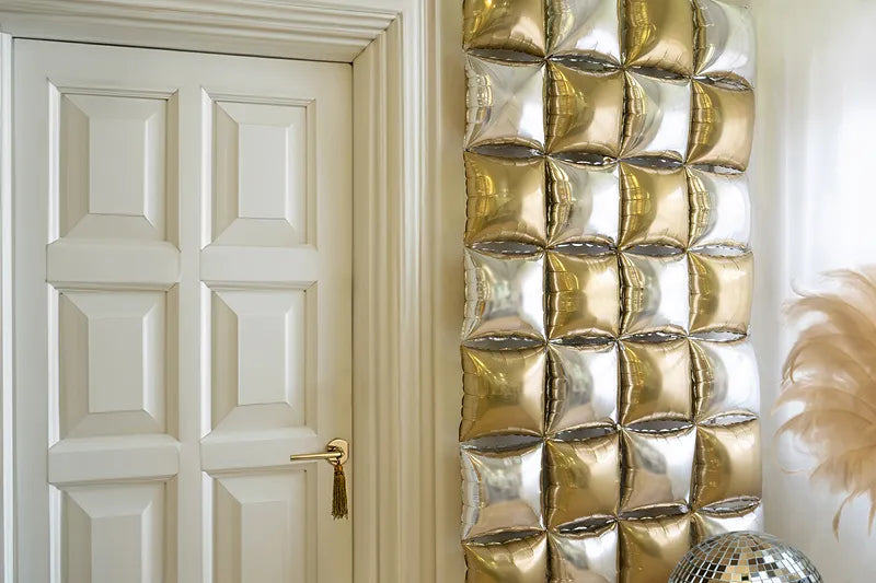 Gold Silber Ballon 35cm 4Stk