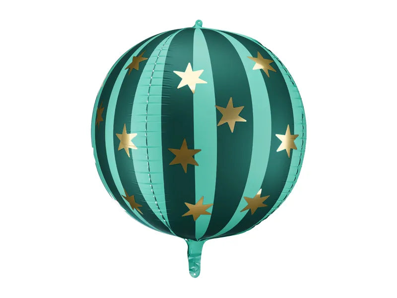 Grüner Heliumballon Sterne Leer 75cm