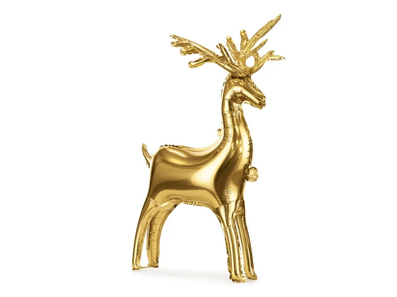 Rentier Ballon Gold 83cm