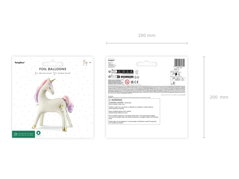 Einhorn Ballon 95cm