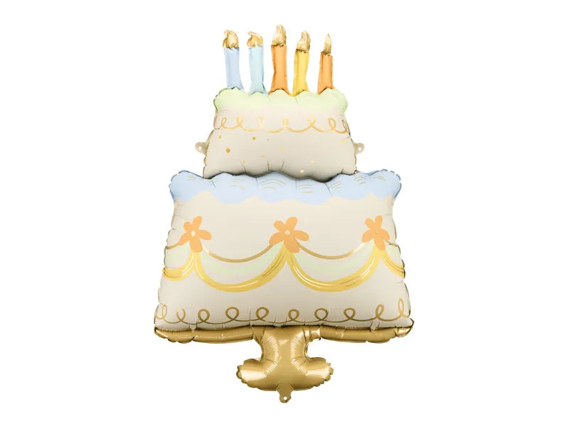 Bunte Helium Ballon Torte Leer 1.04m