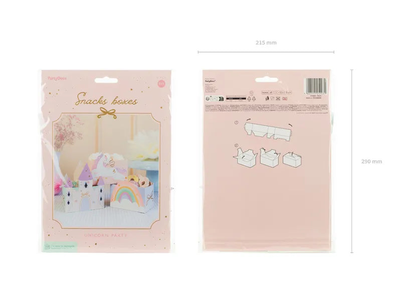 Einhorn Snack Schale 12cm 6Stück