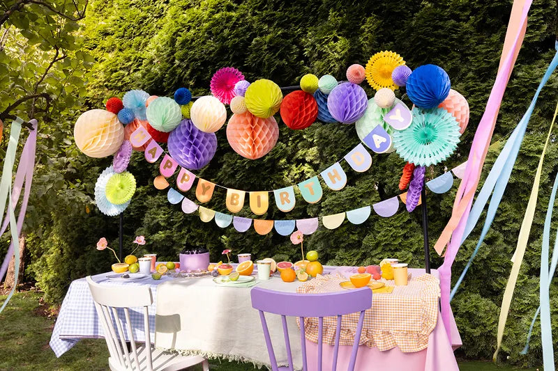 Bunte Girlande 3m