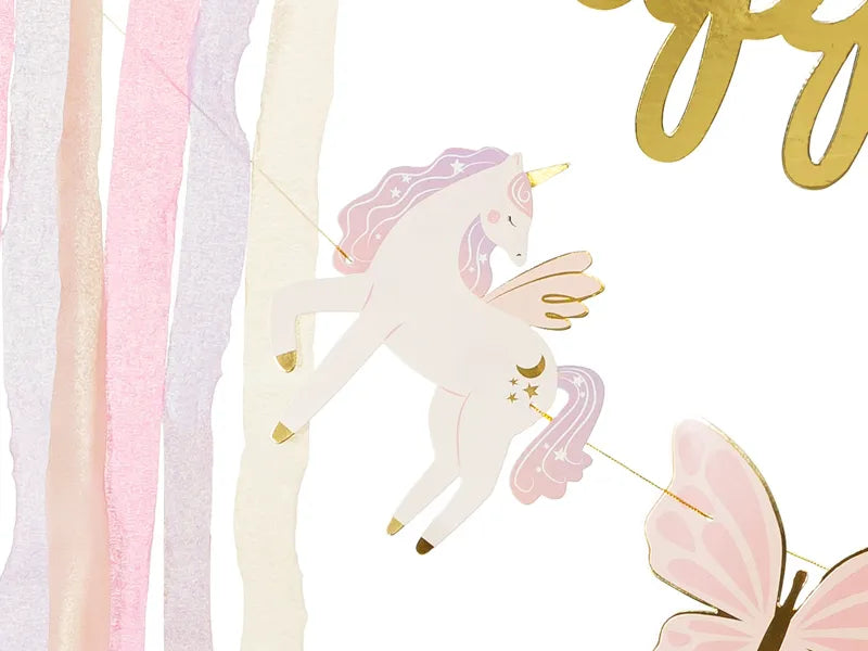 Happy Birthday Letterslinger Einhorn 2,3m