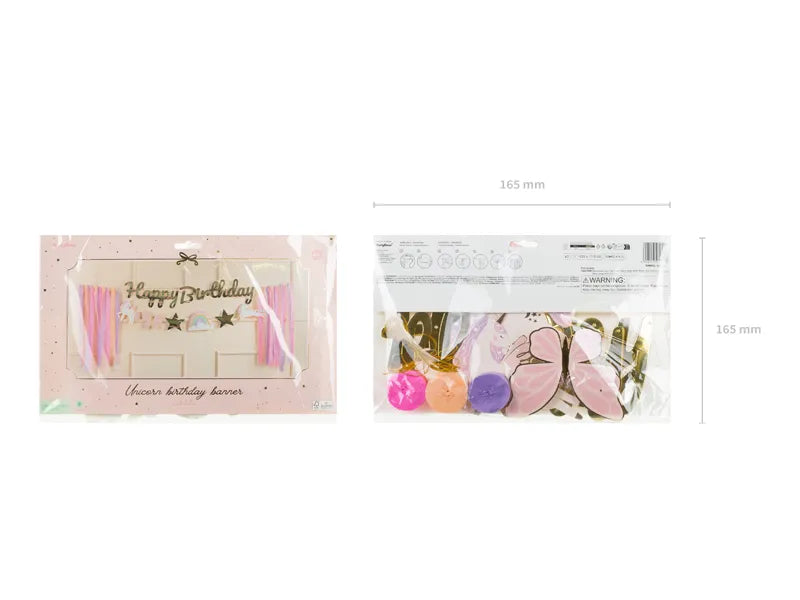 Happy Birthday Letterslinger Einhorn 2,3m