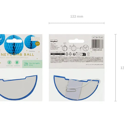 Blaue Honigwabe 10cm