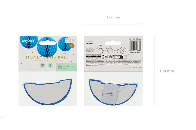 Blaue Honigwabe 10cm