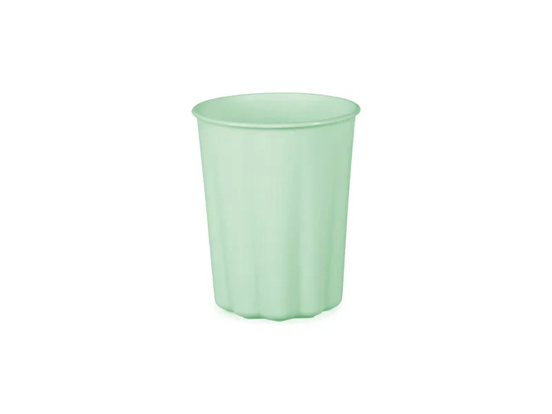 Türkisfarbene Plastikbecher 220ml 4 Stück
