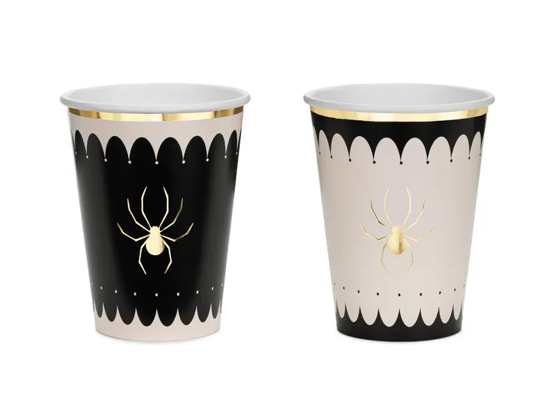 Halloween Becher Spinne 400ml 6 Stk