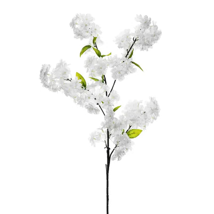 Weiße künstliche Blume Kirschblüte 97cm