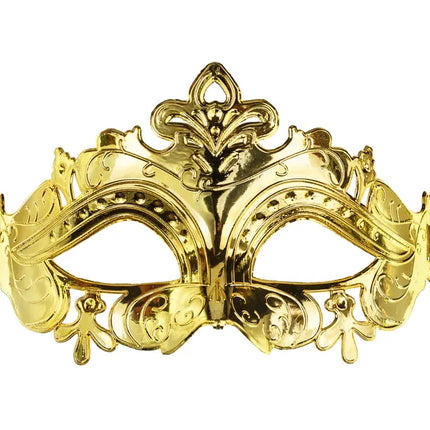 Goldene venezianische Augenmaske