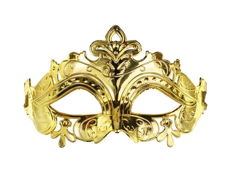 Goldene venezianische Augenmaske