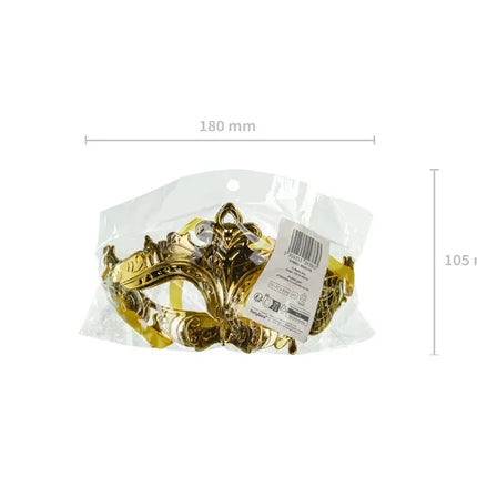 Goldene venezianische Augenmaske