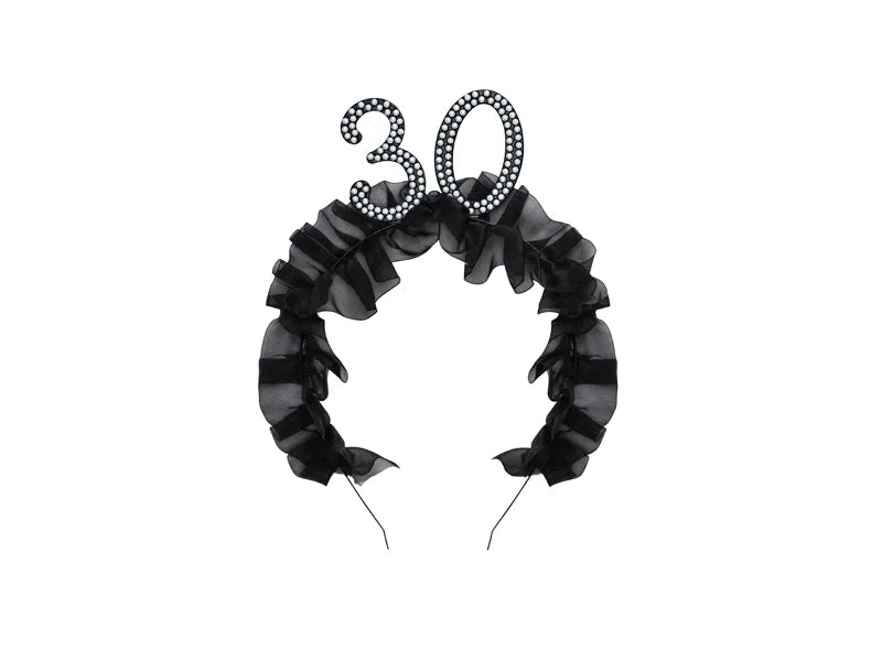 30 Jahre Haarband Schwarz