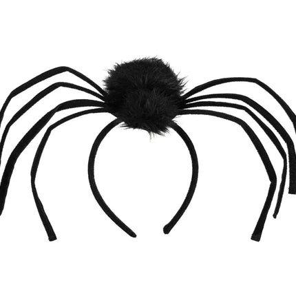 Halloween Haarband Schwarze Spinne