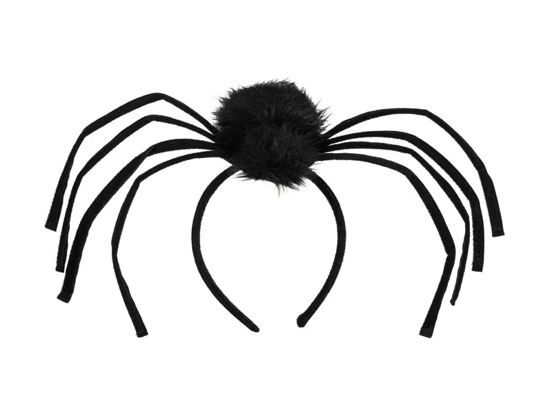 Halloween Haarband Schwarze Spinne