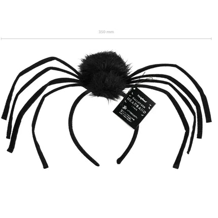 Halloween Haarband Schwarze Spinne