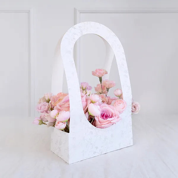 Weiße Share Box Blumenkasten 38cm