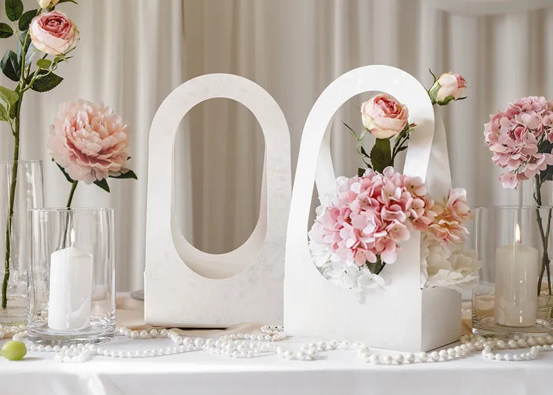 Weiße Share Box Blumenkasten 38cm