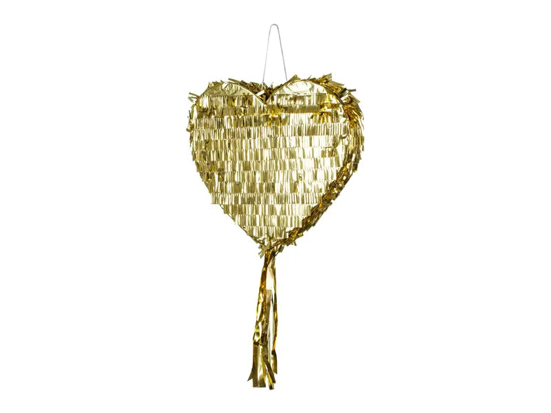 Herz Pinata Gold 36cm