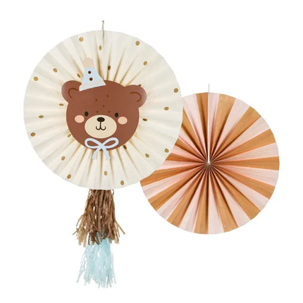 Bär Papierfächer 30cm