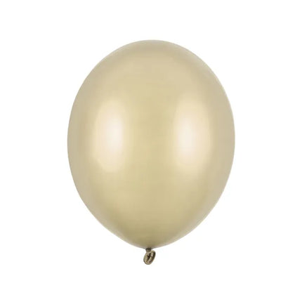 Gold Ballons Metallisch Kalt Gold 27cm 10Stk