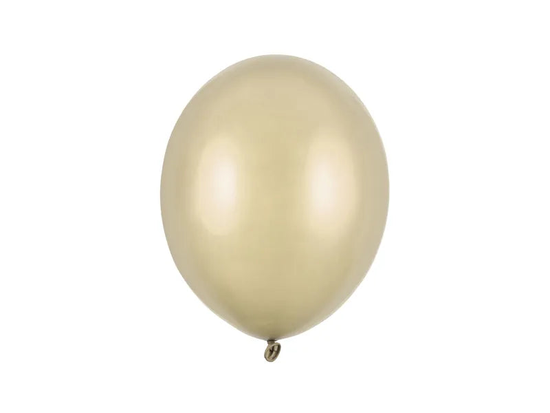 Gold Ballons Metallisch Kalt Gold 27cm 50Stk