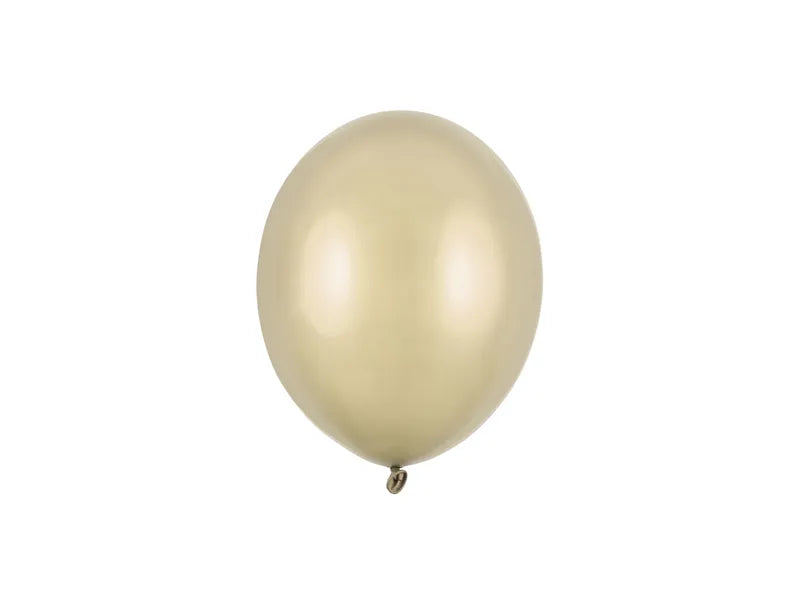 Gold Ballons Metallisch Kalt Gold 12cm 100Stk