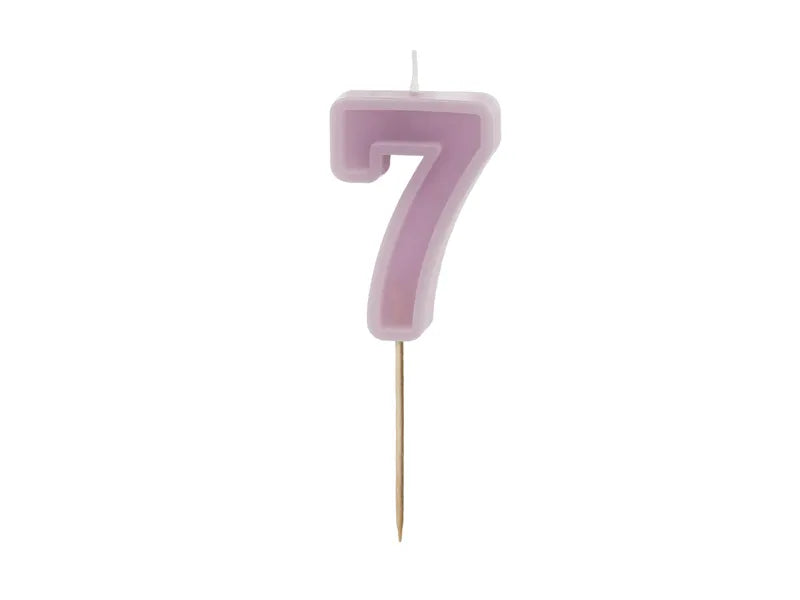 7 Jahre Kerze Kerze 10cm