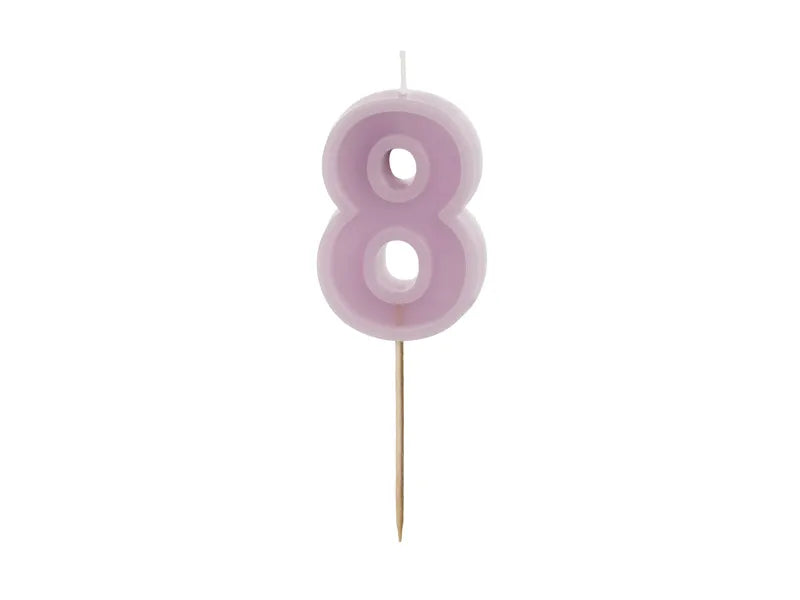 8 Jahre Kerze Kerze 10cm
